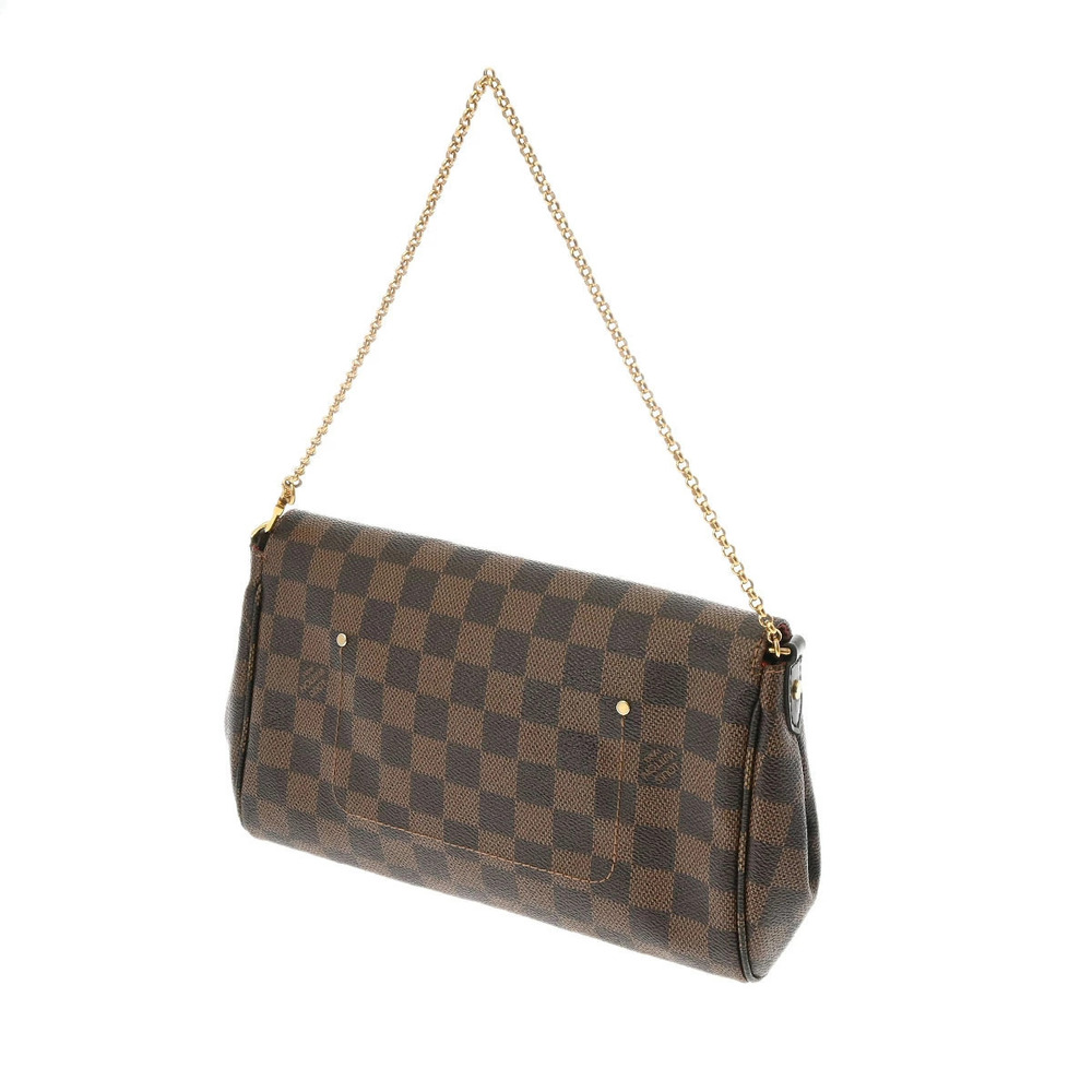 Louis Vuitton Bag Damier Canvas Shoulder Favorite Brown